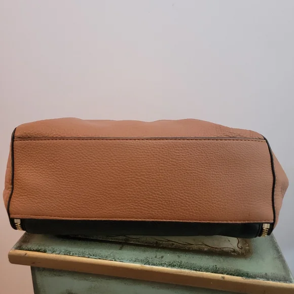 Michael Michael Kors Large Sloan Bag Brown and Black Pebble Leather Shoulder Bag - Picture 5 of 13